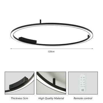 Immax NEO 07246-120 - Iluminação de teto LED com regulação FINO LED/72W/230V 120 cm Tuya + comando