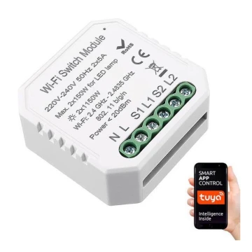 Immax NEO 07516L - Controlador inteligente NEO LITE V3 2-botões Wi-Fi Tuya