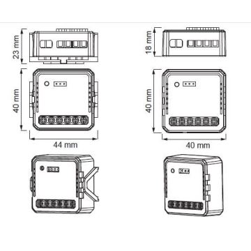 Immax NEO 07571L - Módulo Inteligente NEO LITE V7 2-botões Wi-Fi Tuya