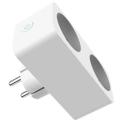 Immax NEO 07752L - Tomada inteligente múltipla 2x16A/230V Tuya
