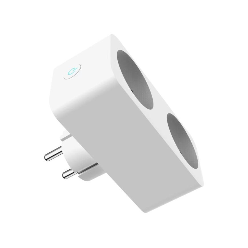 Immax NEO 07752L - Tomada inteligente múltipla 2x16A/230V Tuya