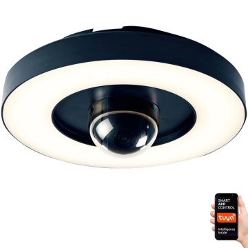 Immax NEO 07792L - LED Câmara exterior inteligente com uma iluminação RING 22W/230V IP44 Wi-Fi Tuya