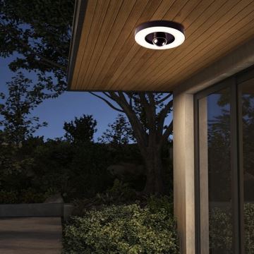 Immax NEO 07792L - LED Câmara exterior inteligente com uma iluminação RING 22W/230V IP44 Wi-Fi Tuya