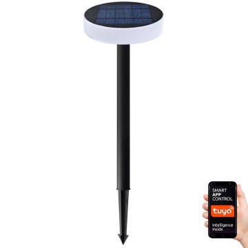 Immax NEO 07910L - Luminária solar LED RGB regulável com sensor NEO LITE LED/1W/5V redonda IP54 Tuya 1300 mAh
