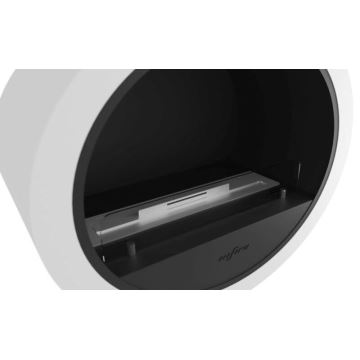 InFire - Lareira BIO d. 72,5 cm 3kW branco
