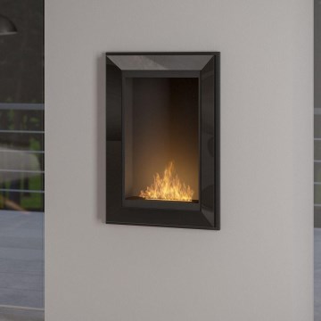 InFire - Lareira BIO Incorporada 79x55 cm 3kW preto