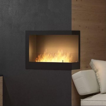 InFire - Lareira de canto BIO 45x60 cm 3kW preto