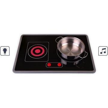 Janod - Cozinha de madeira com placa LED MOZAIC