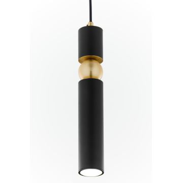 Jupiter 2003 - Candeeiro suspenso ALAS 1xGU10/10W/230V preto/dourado