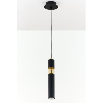 Jupiter 2003 - Candeeiro suspenso ALAS 1xGU10/10W/230V preto/dourado