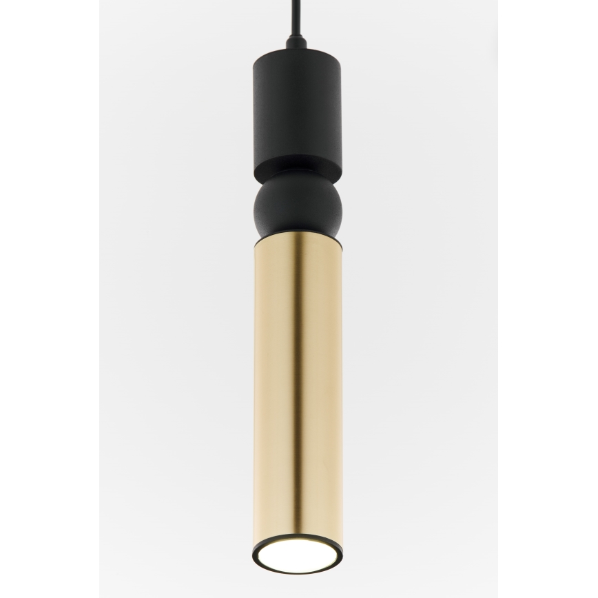 Jupiter 2006 - Candeeiro suspenso ALAS 1xGU10/10W/230V dourado/preto