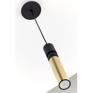 Jupiter 2006 - Candeeiro suspenso ALAS 1xGU10/10W/230V dourado/preto