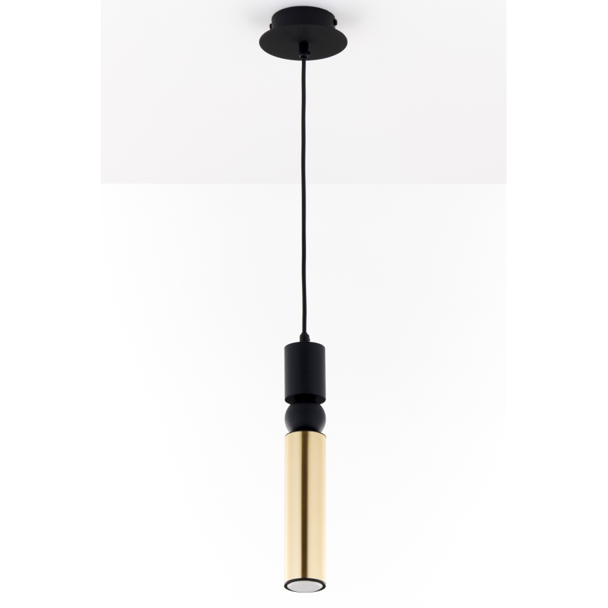 Jupiter 2006 - Candeeiro suspenso ALAS 1xGU10/10W/230V dourado/preto