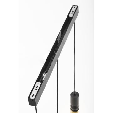 Jupiter 2007 - Candeeiro suspenso ALAS 3xGU10/10W/230V dourado/preto