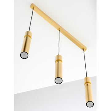 Jupiter 2010 - Candeeiro suspenso ALAS 3xGU10/10W/230V dourado