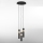 Jupiter 2013 - Candeeiro suspenso ALAS 3xGU10/10W/230V preto/dourado