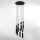 Jupiter 2015 - Candeeiro suspenso ALAS 7xGU10/10W/230V preto/dourado