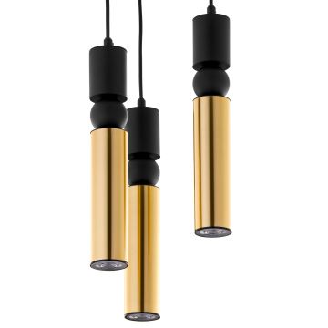 Jupiter 2016 - Candeeiro suspenso ALAS 3xGU10/10W/230V dourado/preto