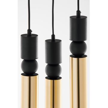 Jupiter 2016 - Candeeiro suspenso ALAS 3xGU10/10W/230V dourado/preto