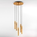 Jupiter 2020 - Candeeiro suspenso ALAS 5xGU10/10W/230V dourado