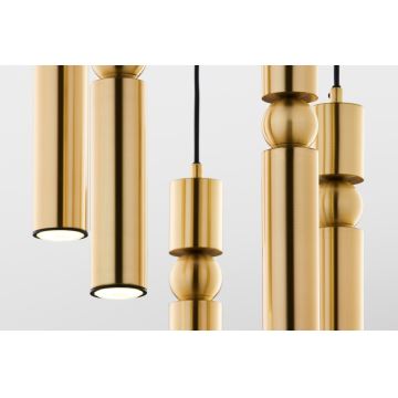 Jupiter 2020 - Candeeiro suspenso ALAS 5xGU10/10W/230V dourado