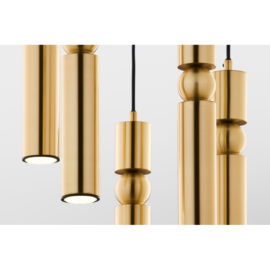 Jupiter 2020 - Candeeiro suspenso ALAS 5xGU10/10W/230V dourado