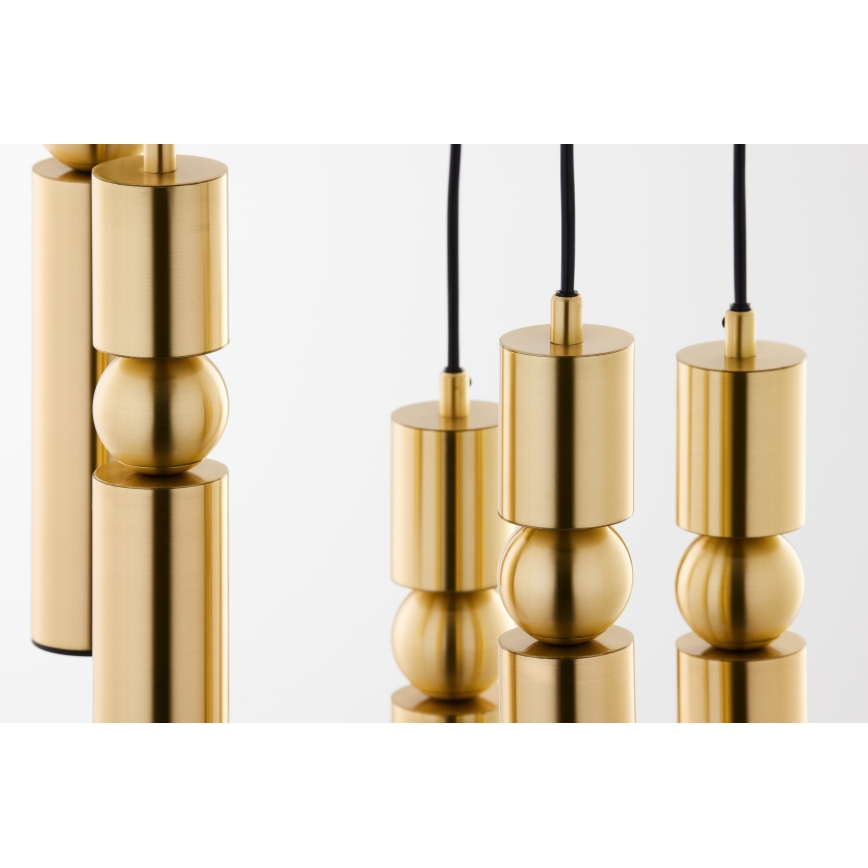 Jupiter 2020 - Candeeiro suspenso ALAS 5xGU10/10W/230V dourado