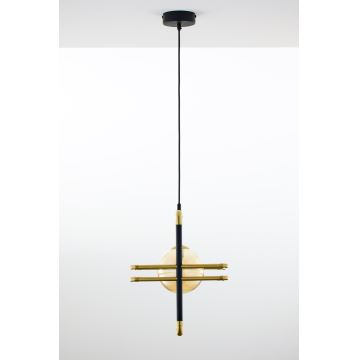 Jupiter 2025 - Candeeiro suspenso FIORI 1xG9/10W/230V preto/dourado/bege