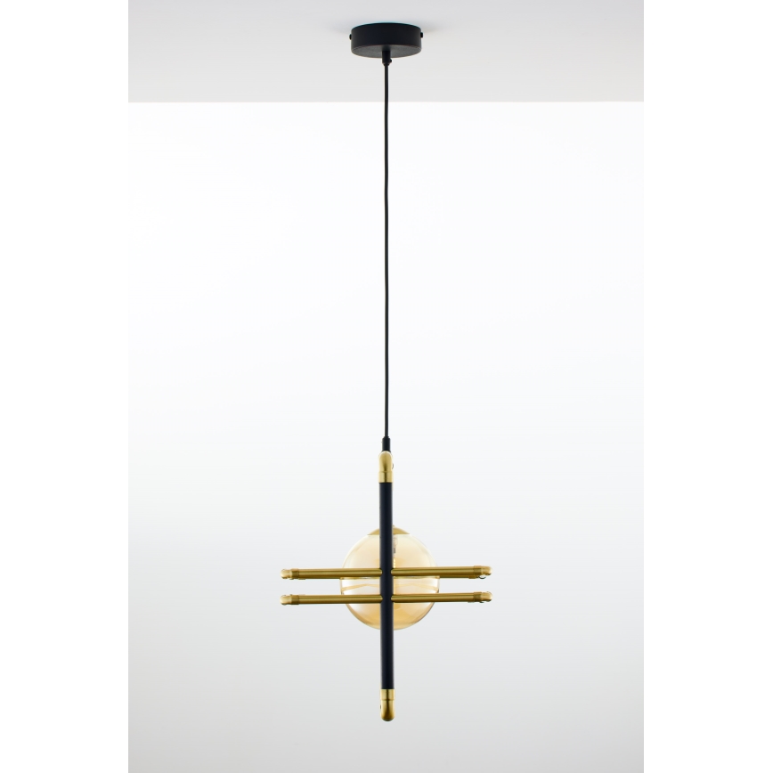 Jupiter 2025 - Candeeiro suspenso FIORI 1xG9/10W/230V preto/dourado/bege