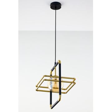 Jupiter 2025 - Candeeiro suspenso FIORI 1xG9/10W/230V preto/dourado/bege