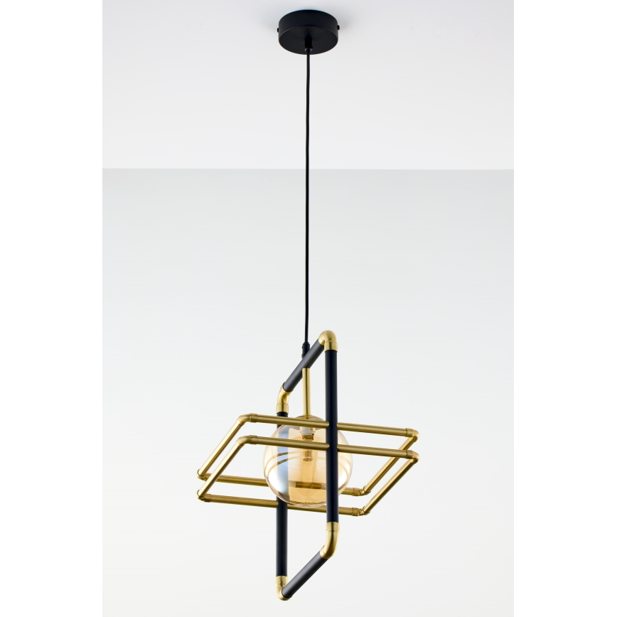 Jupiter 2025 - Candeeiro suspenso FIORI 1xG9/10W/230V preto/dourado/bege