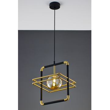 Jupiter 2025 - Candeeiro suspenso FIORI 1xG9/10W/230V preto/dourado/bege