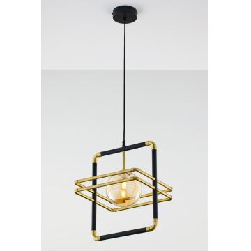 Jupiter 2025 - Candeeiro suspenso FIORI 1xG9/10W/230V preto/dourado/bege