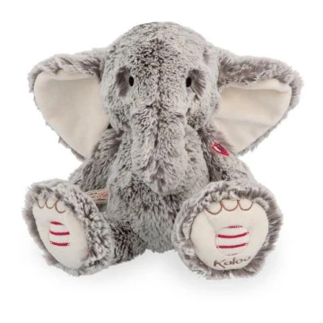 Kaloo - Brinquedo de peluche com melodia ROUGE elefante