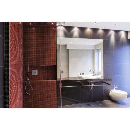 Foco de encastrar exterior LED IMBER LED/1W/12V 4000K diâmetro 3 cm 40 lm IP65 prateado