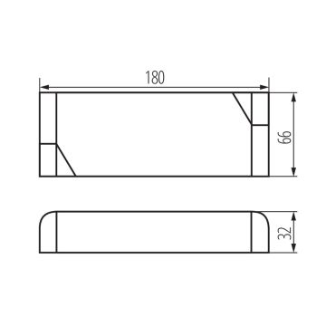 Transformador eletrónico LED 100W/24V