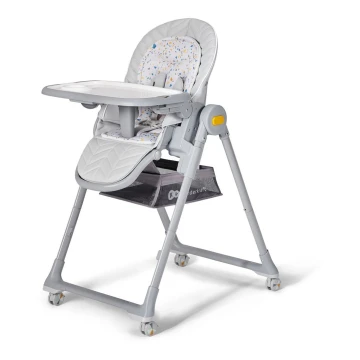 KINDERKRAFT - Cadeira de refeições infantil 2em1 LASTREE cinzento