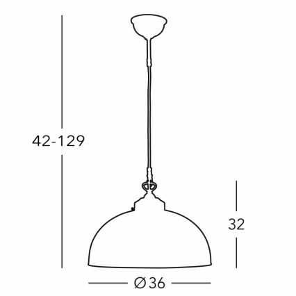 Kolarz 731.32.102 - Candeeiro suspenso NONNA 1xE27/75W/230V diâmetro 36 cm veado verde