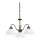 Kolarz 731.83.53 - Candelabro suspenso NONNA 3x/E27/75W/230V