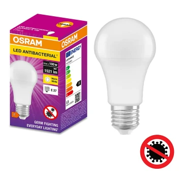 Lâmpada antibacteriana LED A100 E27/13W/230V 2700K - Osram