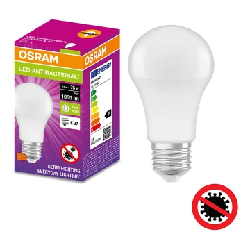 Lâmpada antibacteriana LED A75 E27/10W/230V 4000K - Osram