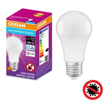 Lâmpada antibacteriana LED A75 E27/10W/230V 6500K - Osram