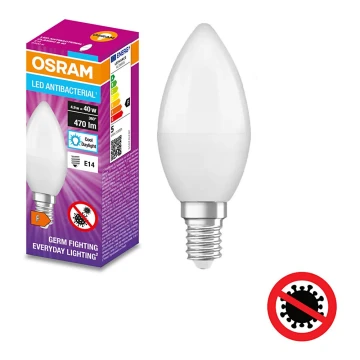 Lâmpada antibacteriana LED B40 E14/4,9W/230V 6500K - Osram