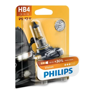 Lâmpada de carro Philips VISION 9006PRB1 HB4 P22d/60W/12V