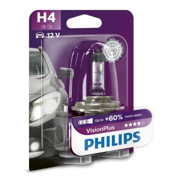 Lâmpada de carro Philips VISION PLUS 12342VPB1 H4 P43t-38/55W/12V