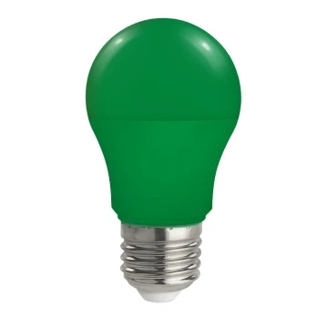 Lâmpada LED A50 E27/4,9W/230V verde