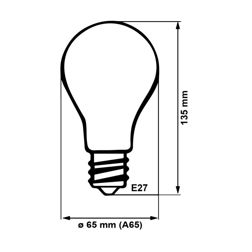 Lâmpada LED E27/18W/230V 4200K