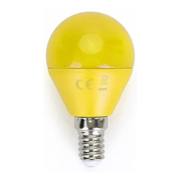 Lâmpada LED G45 E14/4W/230V amarela - Aigostar