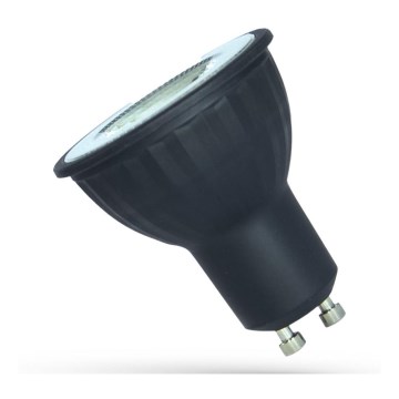 Lâmpada LED GU10/6W/230V 3000K preto