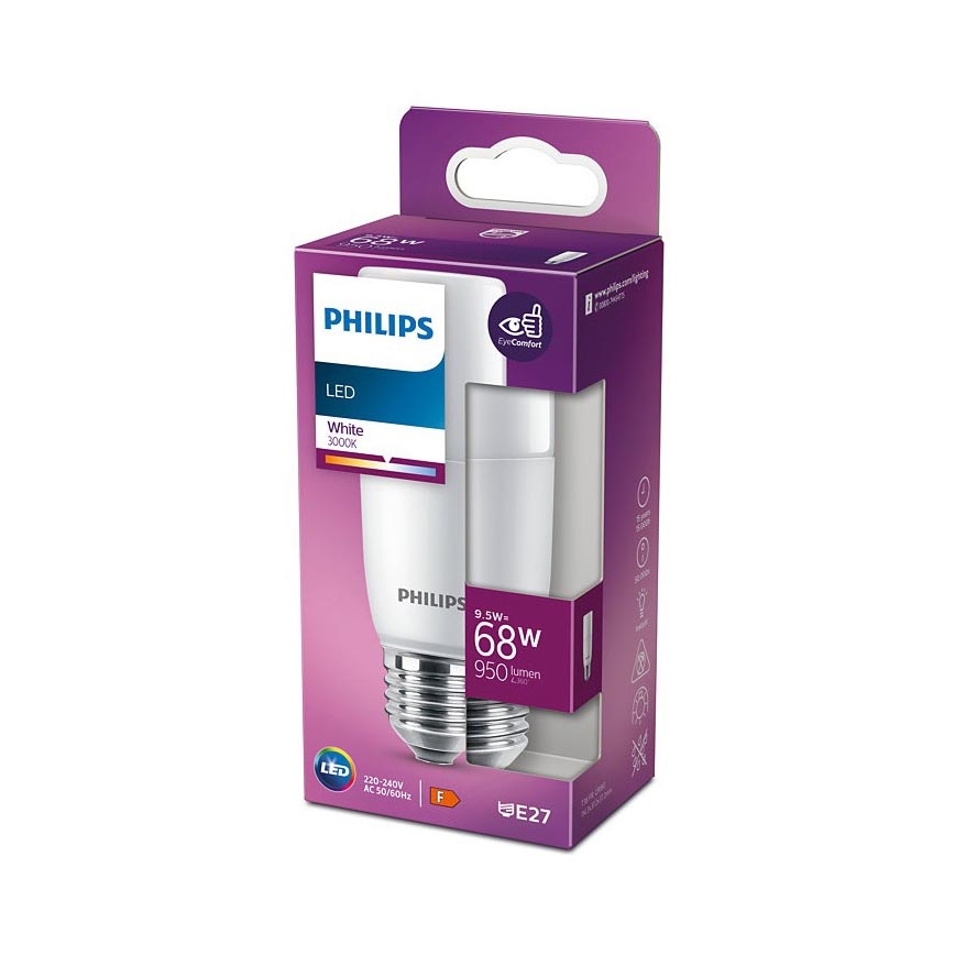 Lâmpada LED Philips E27/9,5W/230V 3000K